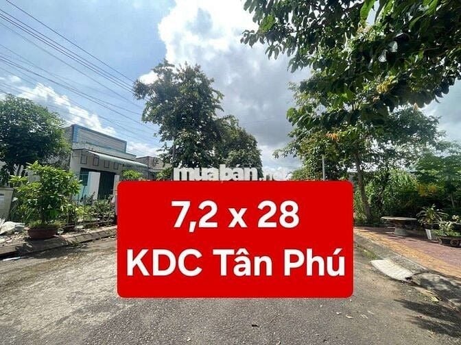 NỀN BIỆT THỰ 200M² - ĐƯỜNG B9, KDC TÂN PHÚ