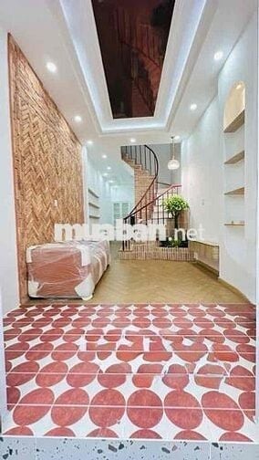 NHÀ MỚI - 4 TẦNG - SÁT MT CÔNG VIÊN KHÁNH HỘI HẺM THÔNG - P3- QUẬN 4