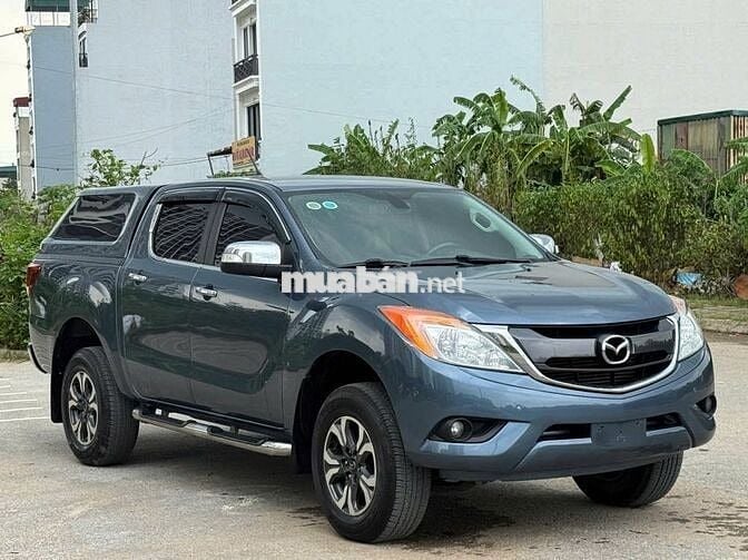 Bán xe Mazda BT 50 2018 số tự động 1 cầu màu xanh