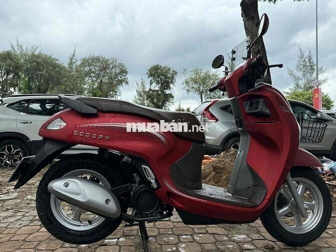 Honda Scoopy 2025 màu đỏ đô lướt