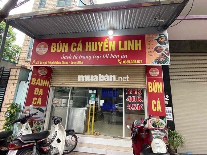 78:8m2 mặt phố Đức Giang cho thuê cửa hàng tiện lợi, quán cafe…