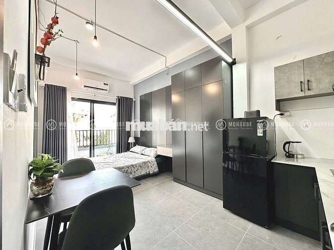 CHO THUÊ CĂN HỘ BAN CÔNG FULL NỘI THẤT GẦN HỌC VIỆN HÀNG KHÔNG, ETOWN