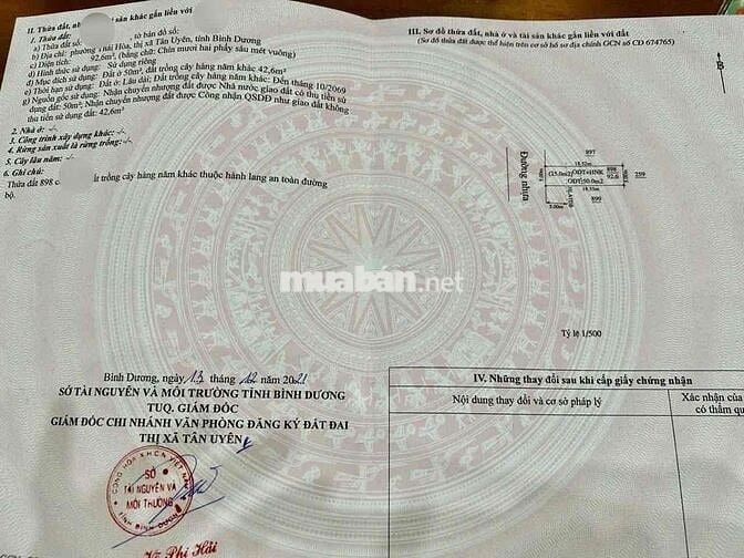 đất mặt tiền đường nhựa giá rẻ cần bán
