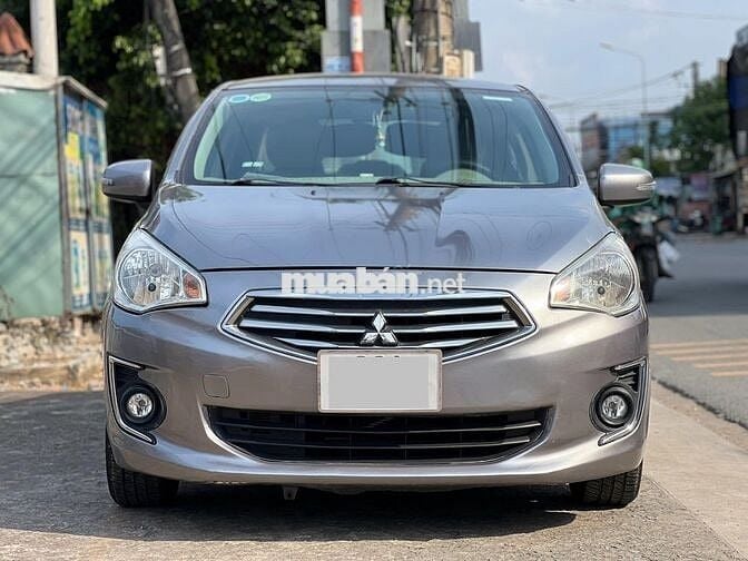 Mitsubishi Attrage 2017 CVT - 51000 km xám đẹp