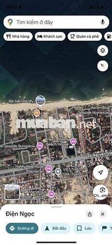 Bán lô góc đẹp nhất Khu Biển Hà My vị trí VIP cách biển 50m