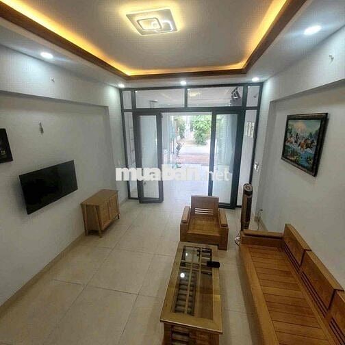 🟢Nhà mặt tiền 4x25. Nội thất bếp an cường. Tủ lạnh ,máy giặt mới mua,m