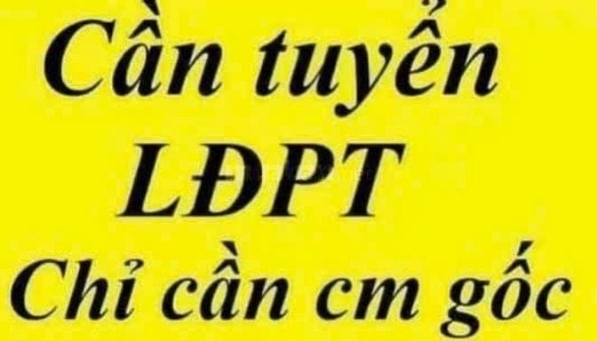 CẦN TUYỂN GẤP 03 NAM; NỮ  LĐPT   LÀM VIỆC TẠI CỬA HÀNG