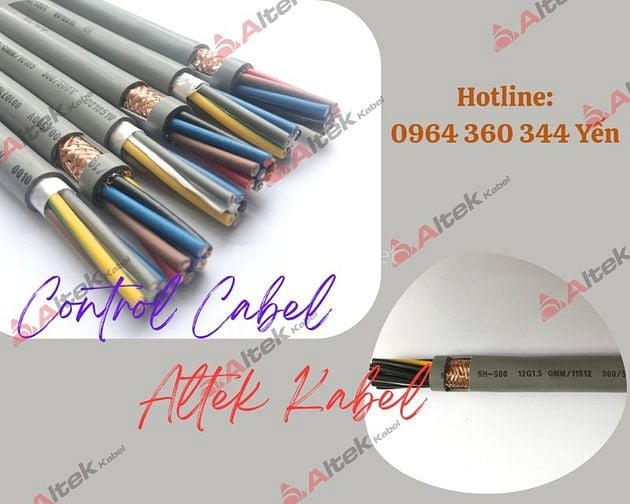 Cáp điều khiển, tín hiệu nhiều lõi mềm Altek Kabel 