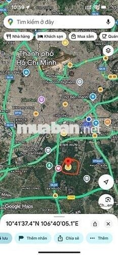 Cần bán đất nông nghiệp ở quốc lộ 50, bình chánh gần vđ 2 và 3