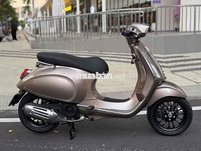 Vespa TFT 150 Nâu Đồng 8/2024 biển tp chính chủ