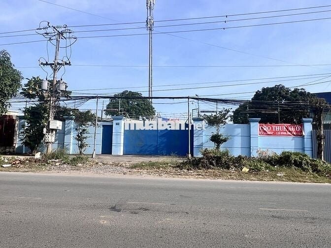 CHO THUÊ KHO XƯỞNG 2000M2 TẠI TÂN BỬU, BẾN LỨC, LONG AN