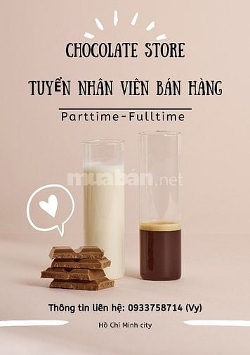 Việc làm fulltime, parttime bán hàng tại Tân Bình 