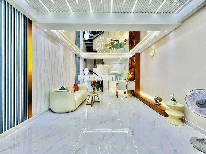 Bán nhà mới 5 tầng,36m² BTCT, sát hẻm xe hơi thông, phạm Văn chiêu p16