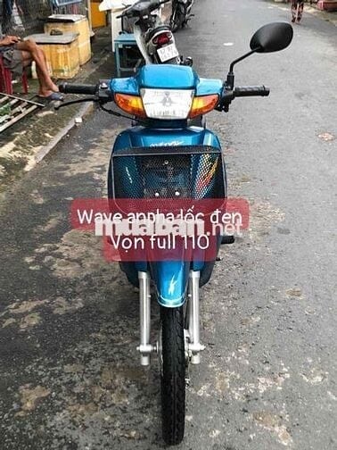 🌻WAVE  anpha Lốc đen Bs 4số Full vọn hình 110  🌻