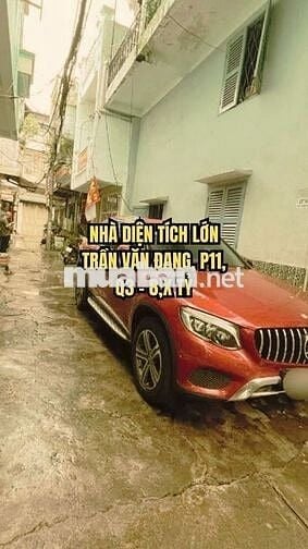 🌟 NHÀ DIỆN TÍCH LỚN TRẦN VĂN ĐANG, P11, Q3 – 9,X TỶ