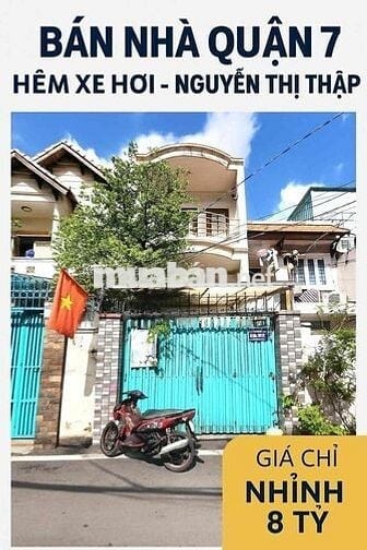 ✨ Nhà hẻm xe hơi tránh 8m – Nguyễn Thị Thập, Quận 7 – Sổ hồng riêng