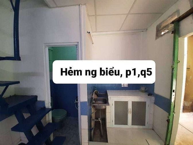 Cho thuê nhà nguyên căn trong hẻm Nguyễn Biểu, P1, Q5