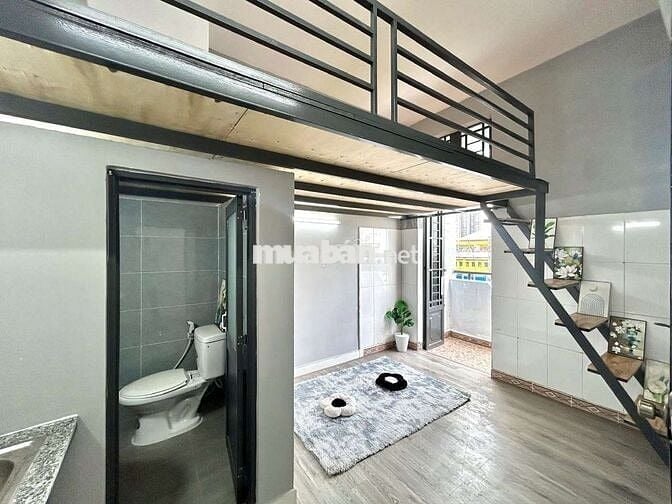CHDV, Duplex đẹp giá rẻ, ban công thoáng mát, gác cao, gần Q5-11-8