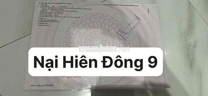 🫰Chào bán nhà cấp 4 kẹp cống mặt tiền đường 5m5 nại hiên đông 9. Dt 72