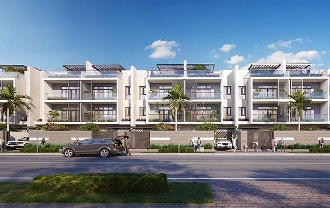 Bán nhà An Phú New City, khu C, DT 135m2 đất, 3 tầng + sân thượng