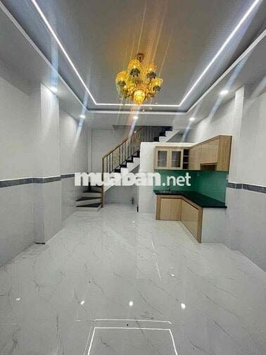 NHÀ MỚI - TÂN HOÀ ĐÔNG - GẦN NGÃ TƯ BỐN XÃ, DT: 4m x 8m (29m² cn). Nhà