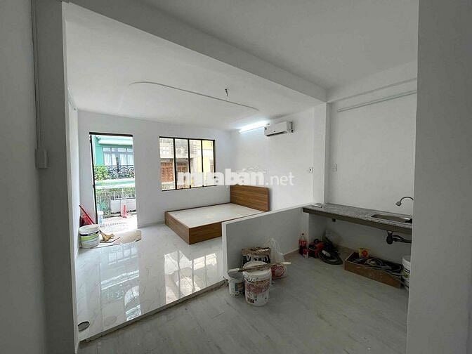 Cho thuê CHDV mini 25m2 , full Nội Thất - hẻm xe hơi Bùi Đình Tuý, BTh