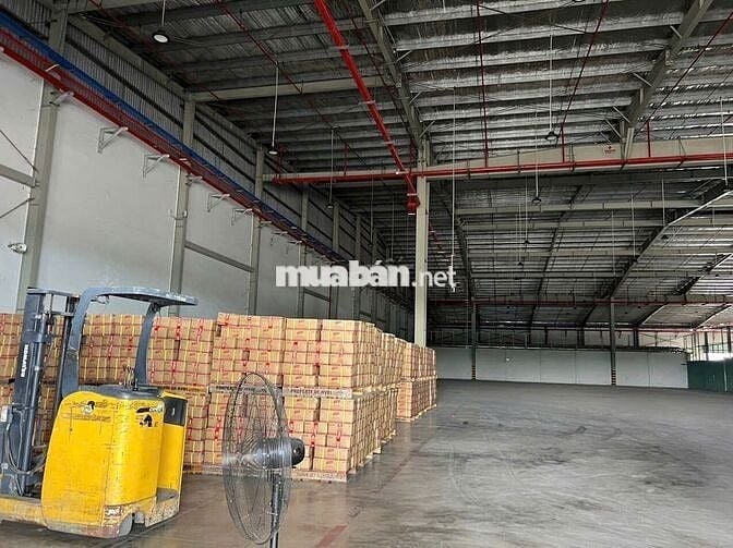 Cho thuê kho xưởng , DT: 7.500m2, KCN HCM giáp Bình Tân, PCCC tự động