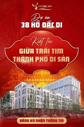 SẮP RA MẮT NHÀ PHỐ SHOPHOUSE LEGACY RESIDENCE - 38 HỒ ĐẮC DI, TP HUẾ 