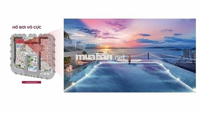 Căn hộ cao cấp - 48,2M2 - 1PN - Peninsula Sông Hàn TP Đà Nẵng