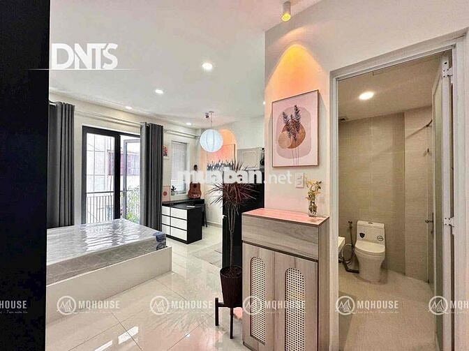 Căn Hộ Studio Ban Công, Full NT Mới 100%, Hẻm OTo Gần CVien 23/9 - Q1