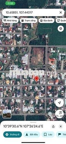 BÁN ĐẤT THỔ CƯ, MẶT TIỀN NHỰA, XUYÊN MỘC, BRVT