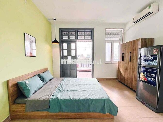 🌃🔑Cho thuê căn 1PN, bancol siêu to, máy giặt riêng, gần Hutech, UTH