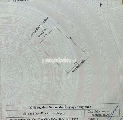 Lô đất Đào Công Soạn 74m2 giá chỉ hơn 4 tỷ