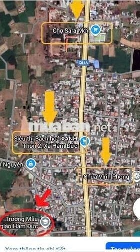 CHÍNH CHỦ BÁN LÔ ĐẤT MẶT TIỀN ĐƯỜNG LỚN