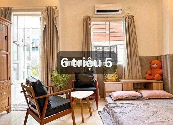 CHO THUÊ STUDIO BAN CÔNG SIÊU XINH_SIÊU CHILL_GẦN UEH, HCMUE, PNTU,