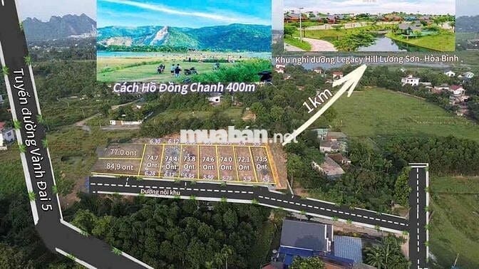 SIÊU PHẨM ĐẤT VÀNG – 74M2 FULL THỔ CƯ- HƠN 900TR/LÔ – SÁT KCN & VÀNH 5