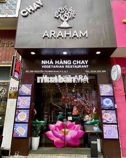Cho thuê nhà MT Nguyễn Thị Minh Khai Q3, 4x33m nở hậu, Trệt 3 lầu