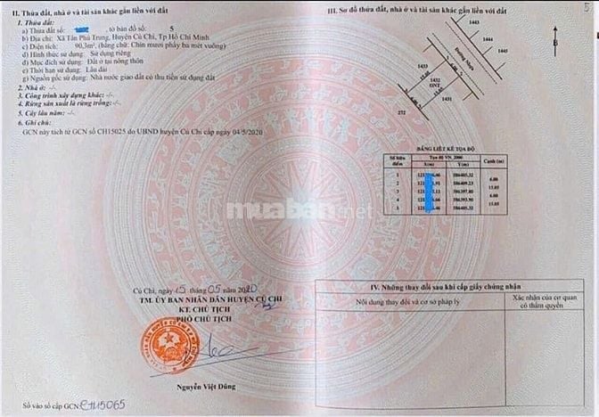 Cơ hội vàng sở hữu nhà 90m2 Tân Phú Trung Củ Chi – Chỉ 890 triệu