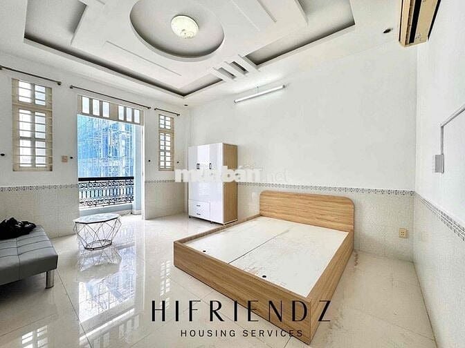 STUDIO BAN CÔNG NỘI THẤT ĐẦY ĐỦ GẦN VHU, ĐẦM SEN