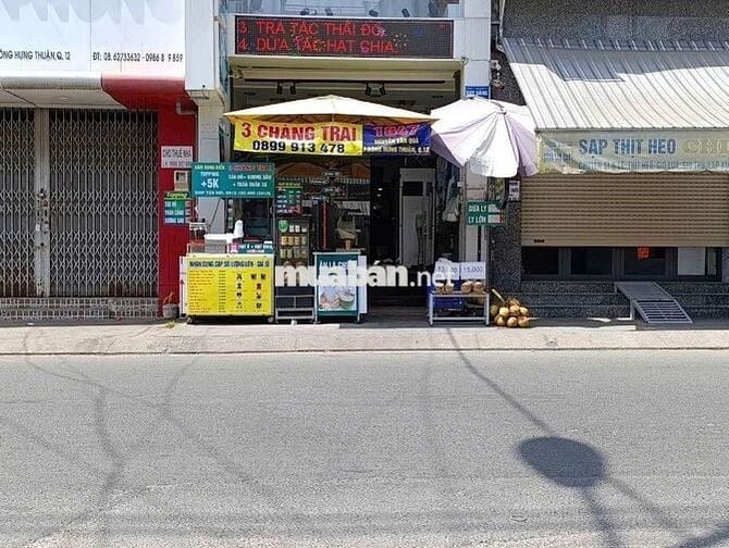 Nhà mặt tiền nguyễn văn quá, P. Đông hưng thuận