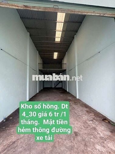 Kho cho Thuê 4×30   Mặt Tiền Đường 21, Ấp 5 Xã Tân vĩnh lộc B