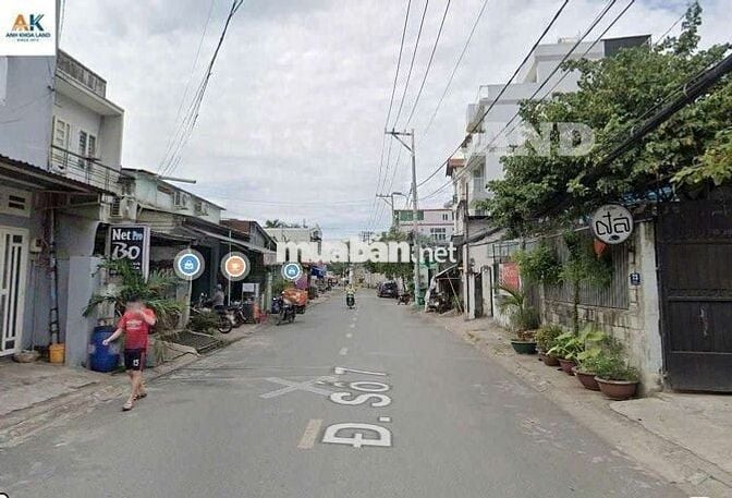 Bán nhanh mặt tiền kinh doanh đường số 7 sát Hoàng Diệu 2,
