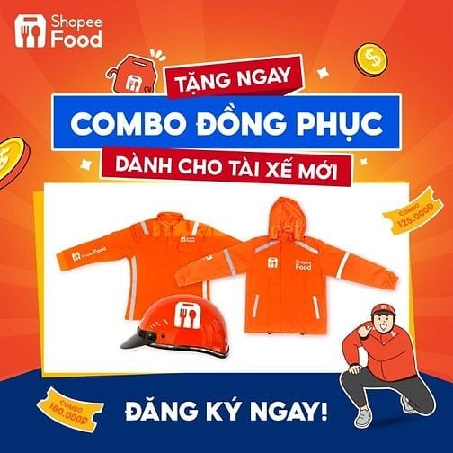Tài Xế Giao Đồ Ăn ShopeeFood tại TP.Hồ Chí Minh