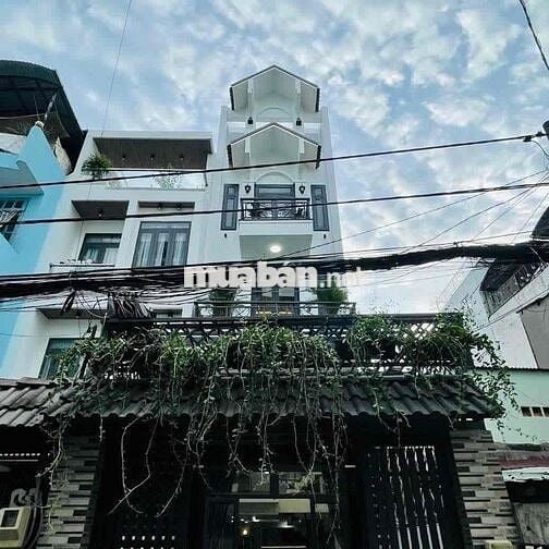 Nhà MT Hẻm Thông Phạm Văn Chiêu 3 Lầu (4x25m) 4PN 5WC 17tr