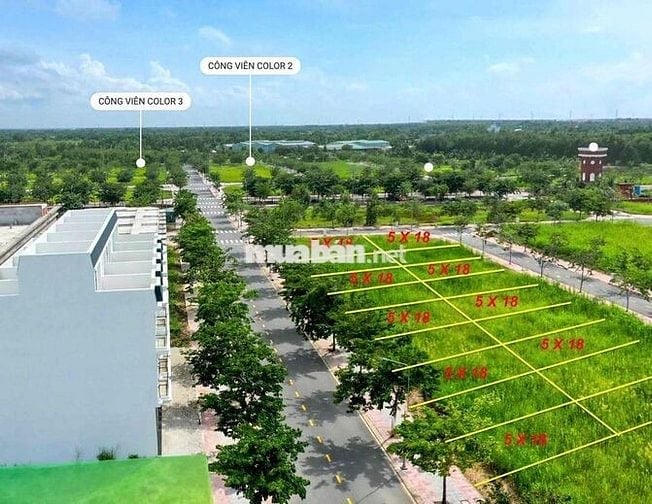 Đất thổ cư ngay ĐH Tân Tạo , rổ riêng từng nên trong KDC Quốc Linh