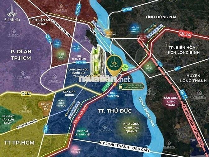 CĂN HỘ ARTSTELLA TẠI METRO SỐ 1 , VÀNH ĐAI 3