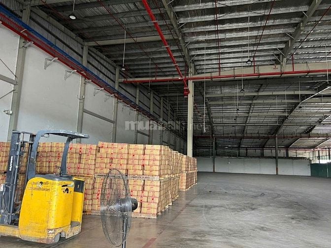 Cho thuê kho xưởng , DT: 7.500m2, KCN HCM giáp Bình Tân, PCCC tự động
