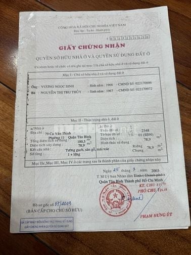 Nhà mặt tiền 79 Ca Văn Thỉnh, Tân Bình, gần 80m2, ngang 4.6m, giá tốt