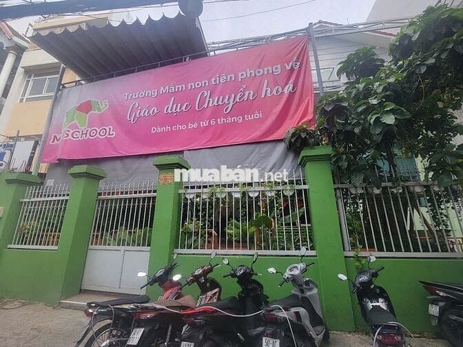 Trường mầm non 17 x 23m, cmt8 , Quận 3 PCCC 90 triệu/tháng, 1200m2
