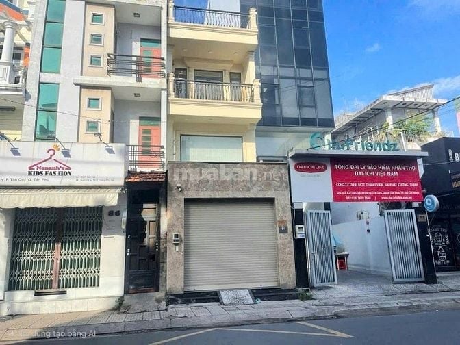 Mặt tiền kinh doanh Tân Quý, DT 5m x 20m. KC: 4 Tầng, Giá 16,5 Tỷ TL